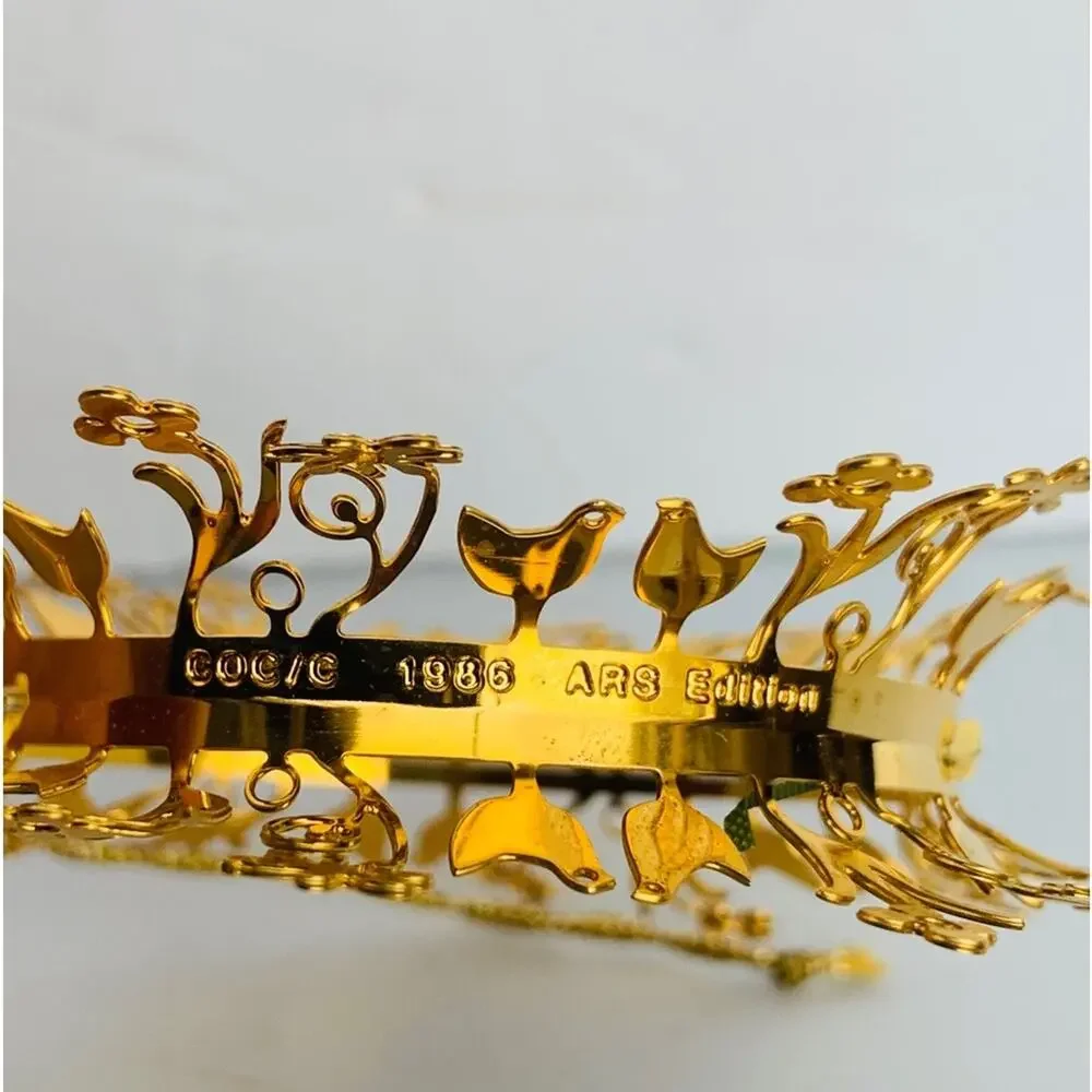 1986 Hummel Gold Ornament
